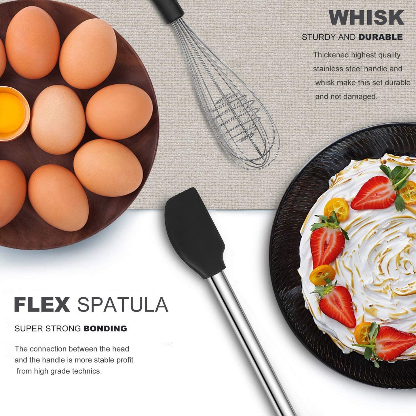 Kitchen Utensil Set-Silicone Cooking Utensils-33 Kitchen Gadgets & Spoons for Nonstick Cookware