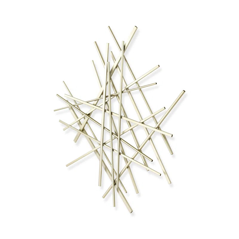 Handmade Modern Abstract Wall Decor on Metal