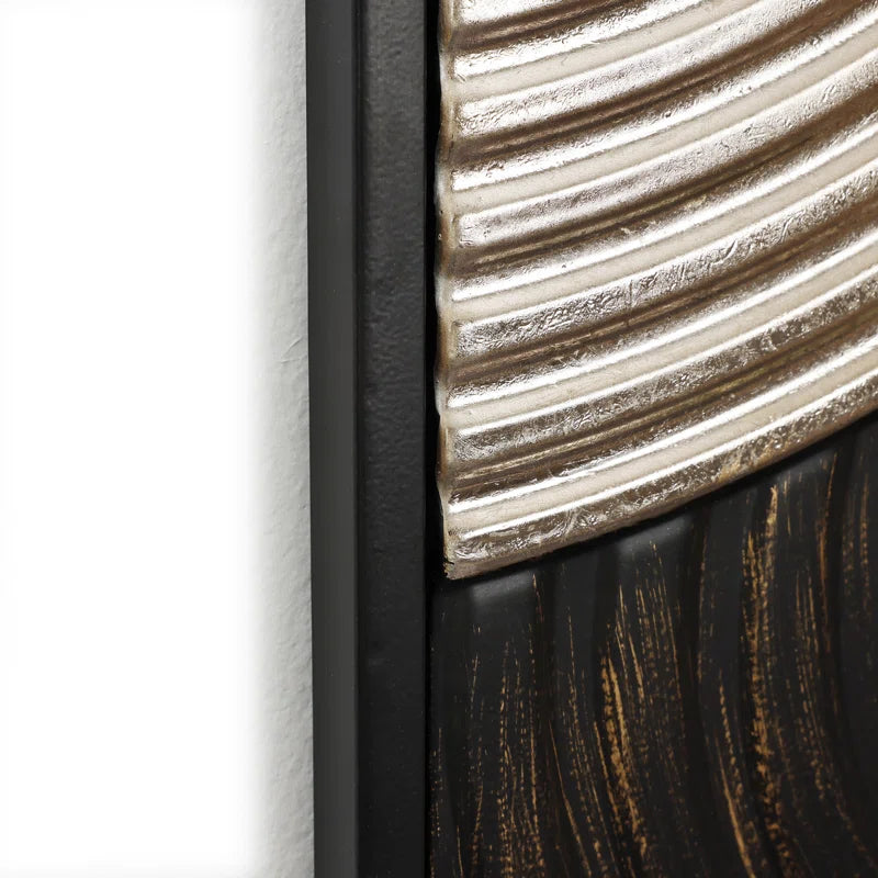 Modern Abstract Wall Art on Metal