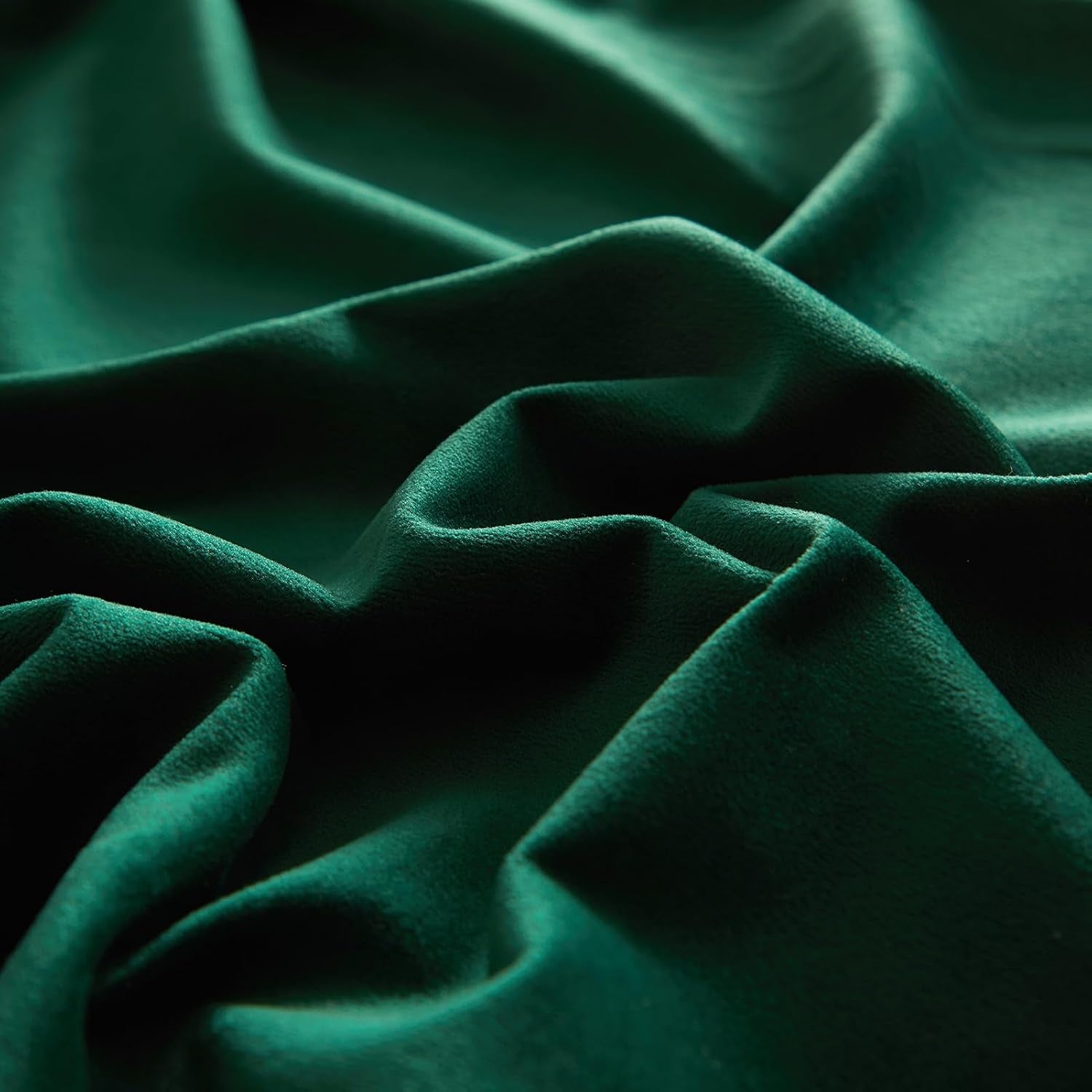 Decorative Pillow Covers Set of 2 Velvet Throw Pillow Covers, Dark Green,12X20 Inch