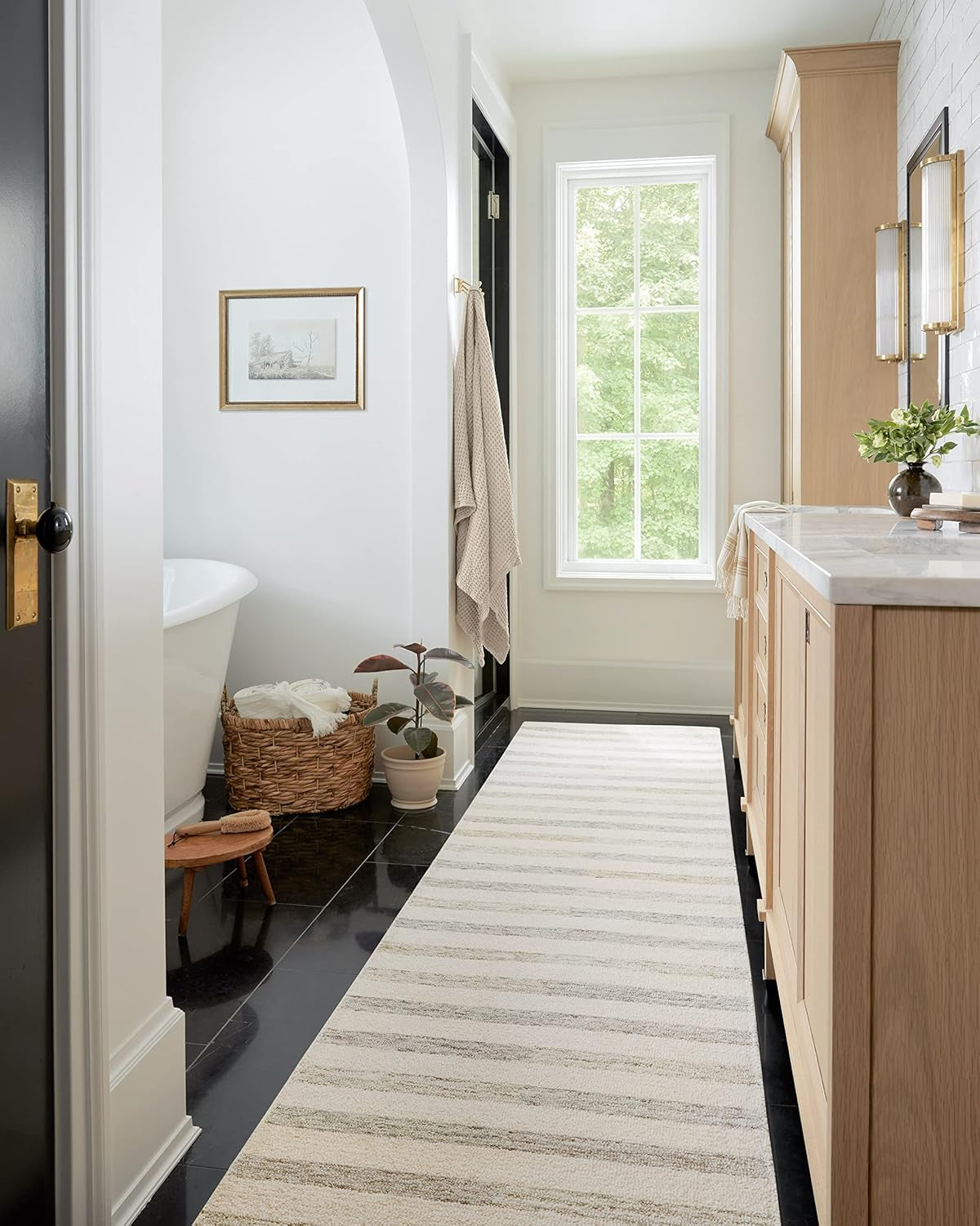 Chris Loves Julia, Chris Collection CHR-05 Ivory/Slate 2'-3'' X 3'-9'', .50" Pile Height, Accent Rug