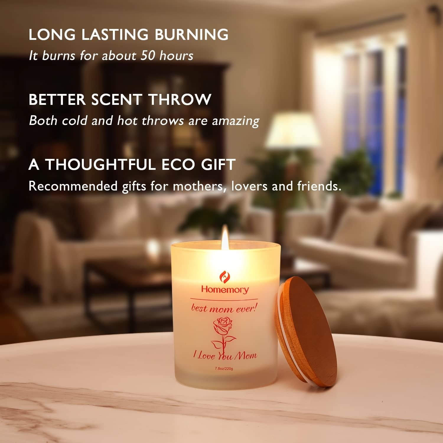 Rose Scented Aromatherapy Candle 