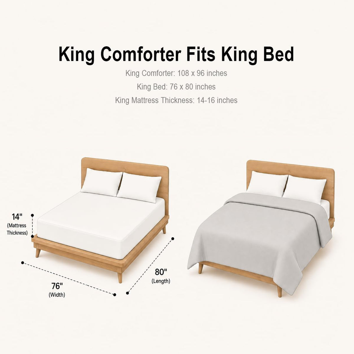 Velvet Comforter King, Luxuriously Soft King Size Comforter Set, Lightweight Bed Set for All Seasons, Oversized Comforter (108"X96") with 2 Matching Shams (20"X36"), Black