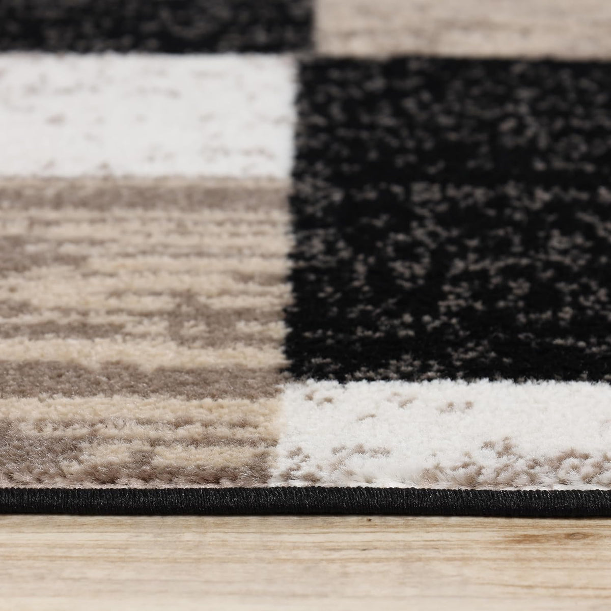Rockwood Modern Geometric Indoor Area Rug, 3'X5', Ivory Beige