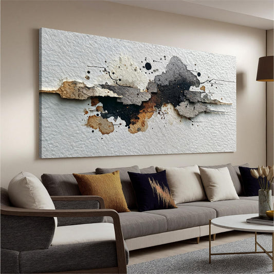 Abstract Wall Art Print Modern Multicolor Home Decor Graffiti Canvas Wall Art Decor Ready to Hang Size 20"X40"