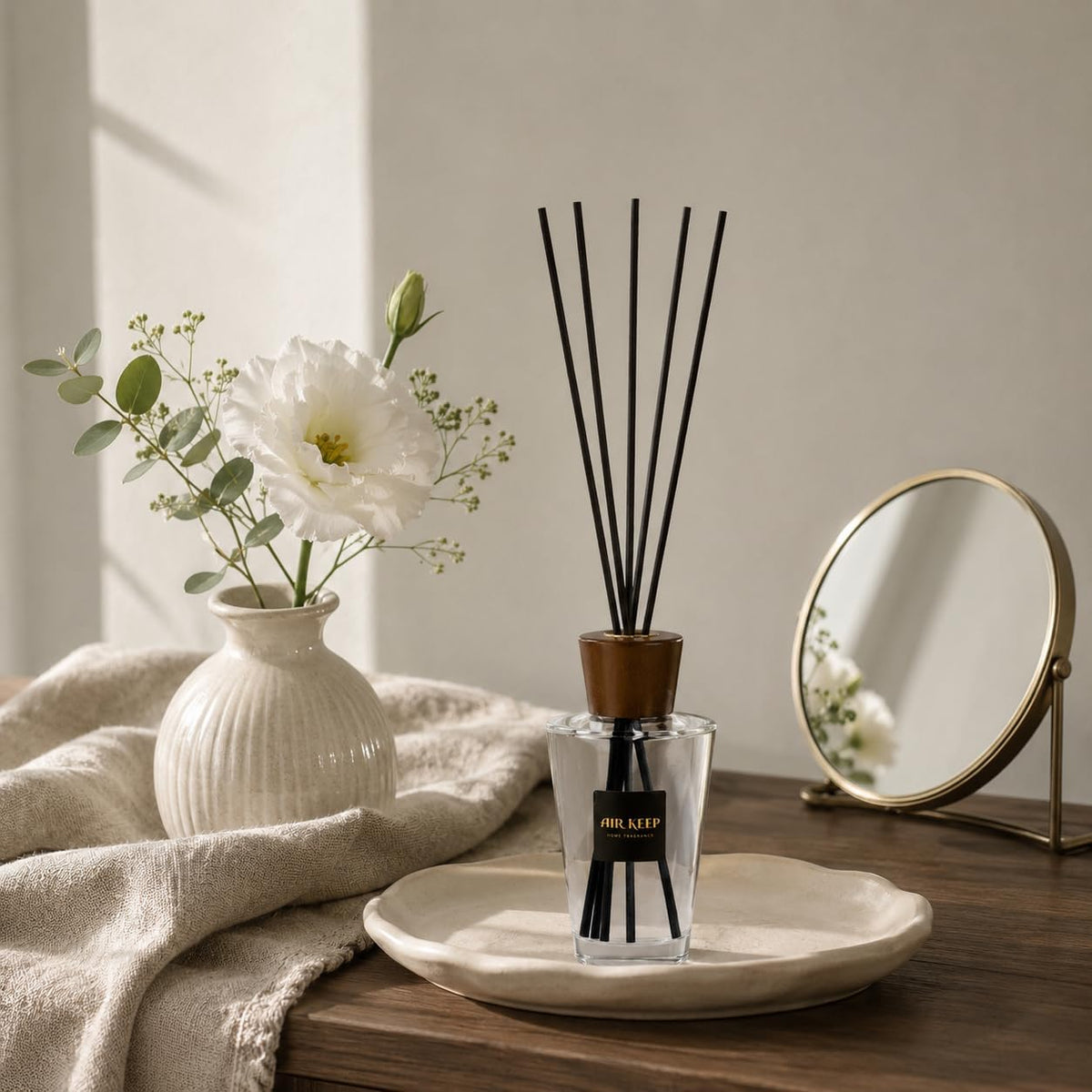 Reed Diffuser for Home, Lavender Eucalyptus, 5.1 Fl Oz (150 Ml)