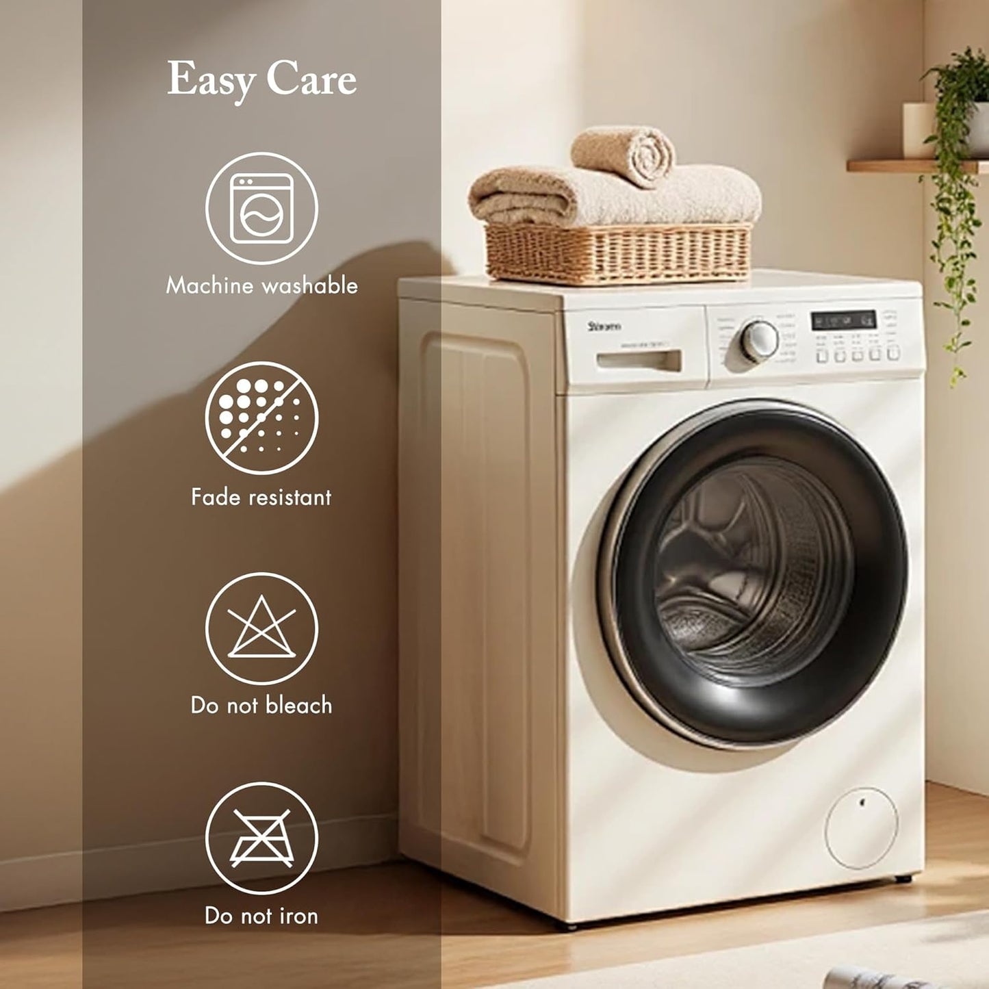 Sunset Cotton Shower Curtain, Plaid Lodge/Cabin Shower Curtains for Bathroom, 72 X 72, Red