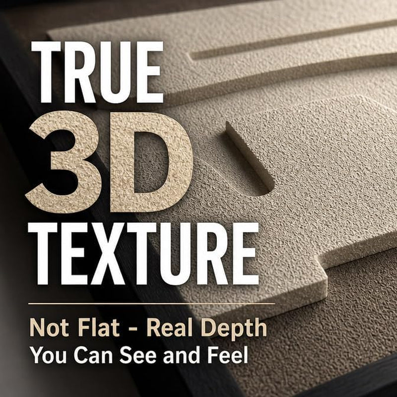 3D Wall Art, Room Decor Aesthetic Essential, Brown Color, 16X24 In