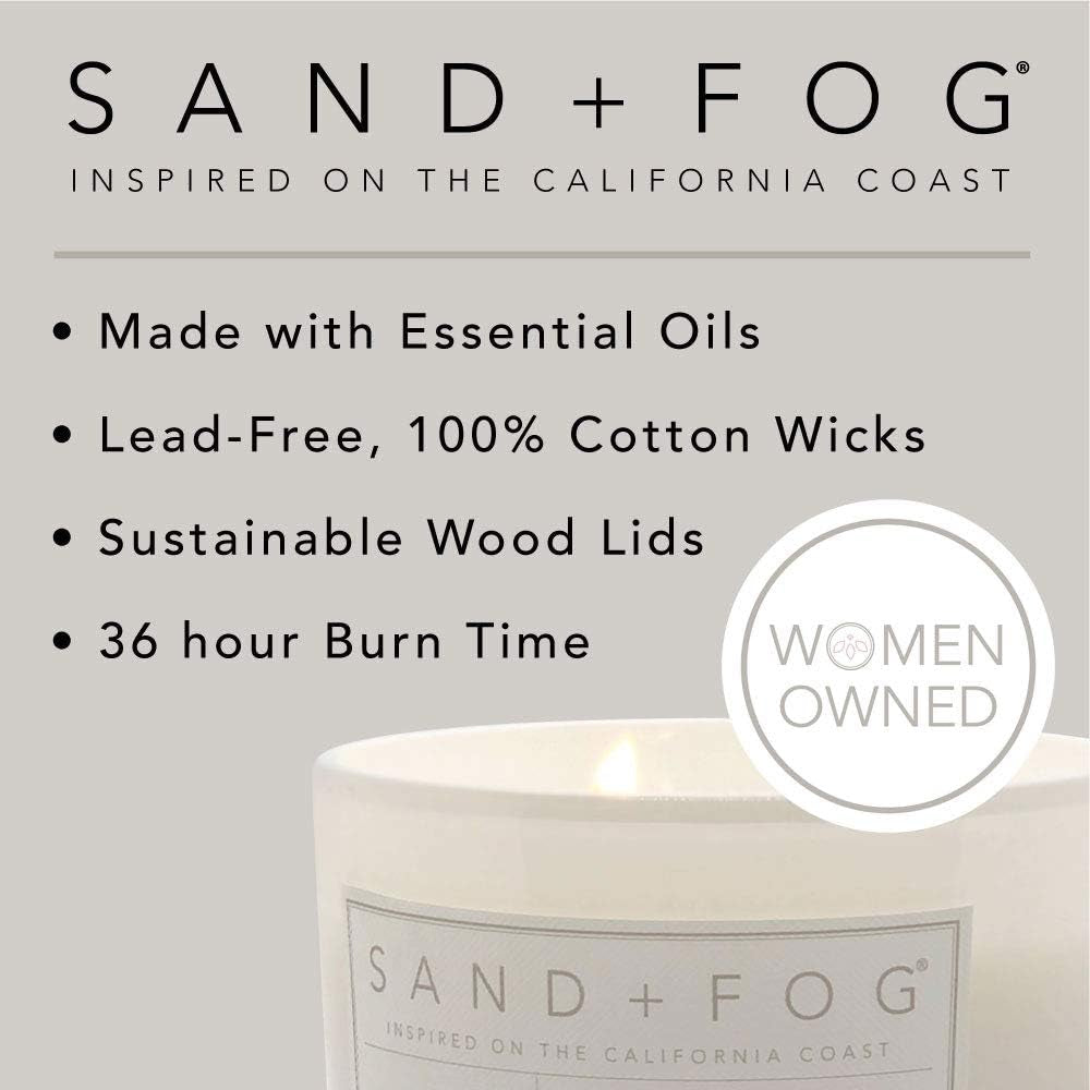 Scented Candle - California Beach House – Additional Scents and Sizes – 100% Cotton Lead-Free Wick - Luxury Air Freshening Jar Candles - Perfect Home Decor – 12Oz