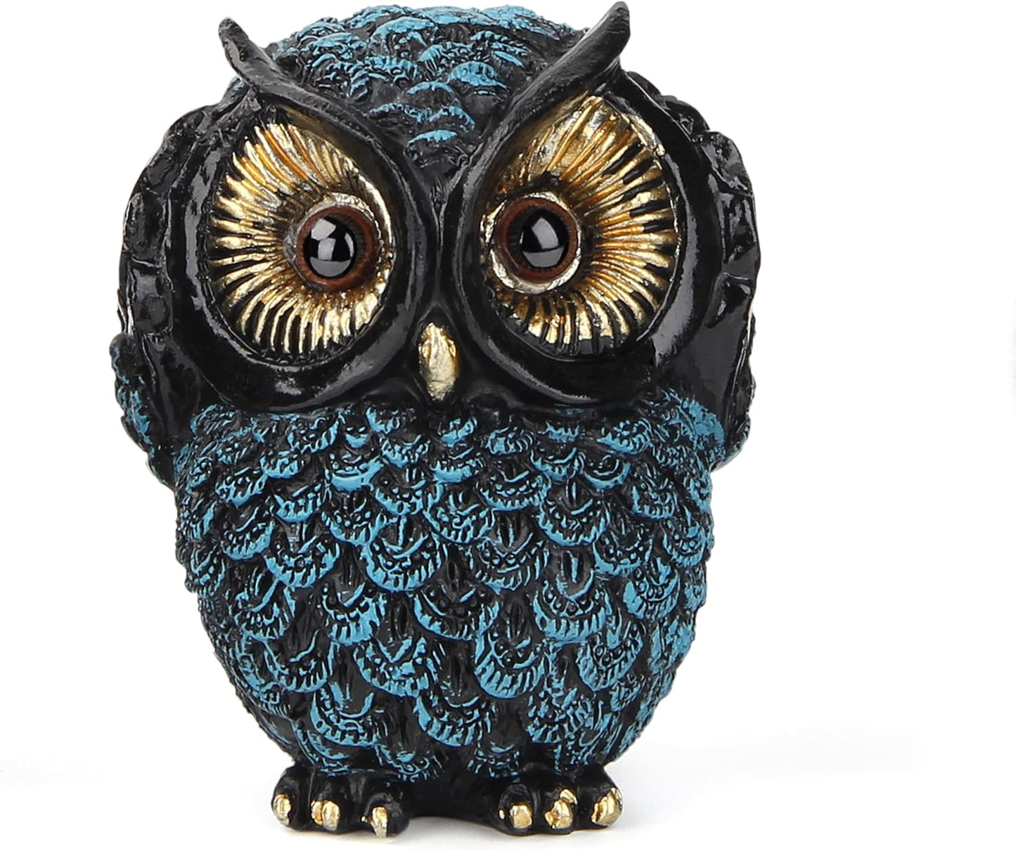 Owl Figurine and Sculptures for Shelf Decor Accents,3 Wise Owl Statue Bird Lover, See No Evil Hear No Evil Speak No Evil