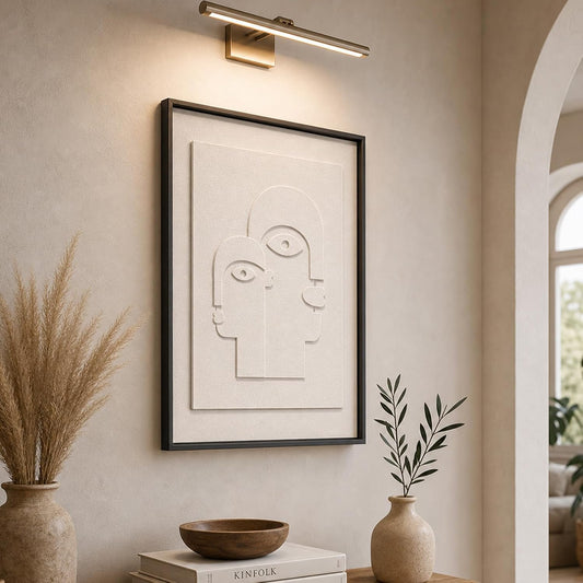 3D Wall Art, Boho Home Decor Essential, White Color, 16X24 In
