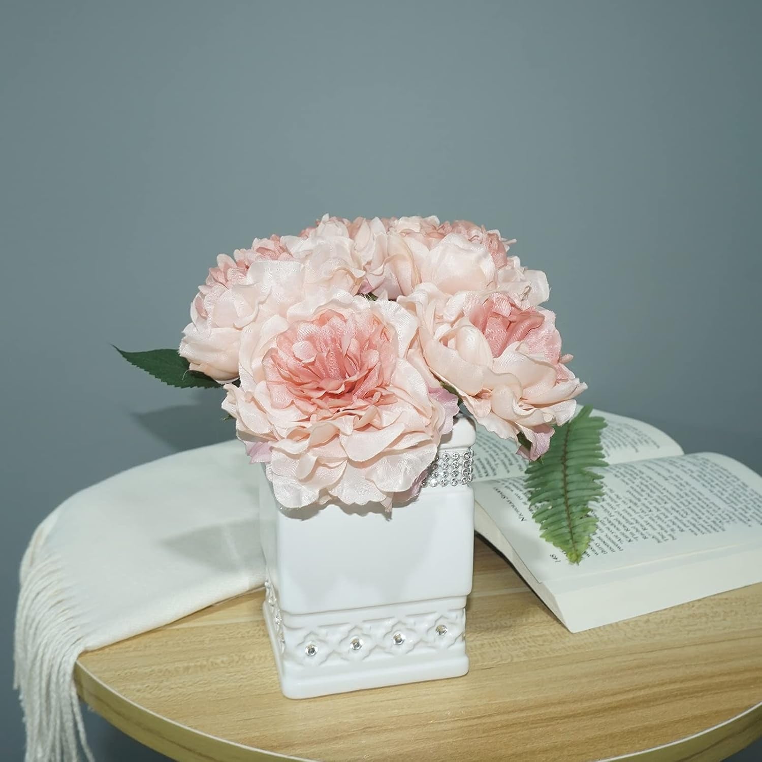 Bathroom Accessories Set 4 Pcs-Ceramic Set, Soap Dispenser Pump, Toothbrush Holder, & Tumbler Cup & Soap Dish 
