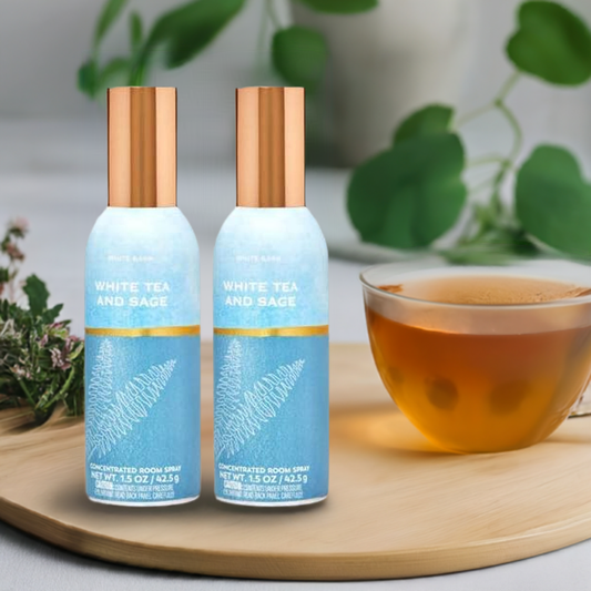 2 Pack White Tea & Sage (1.5 Oz / 42.5 G) Concentrated Room Spray