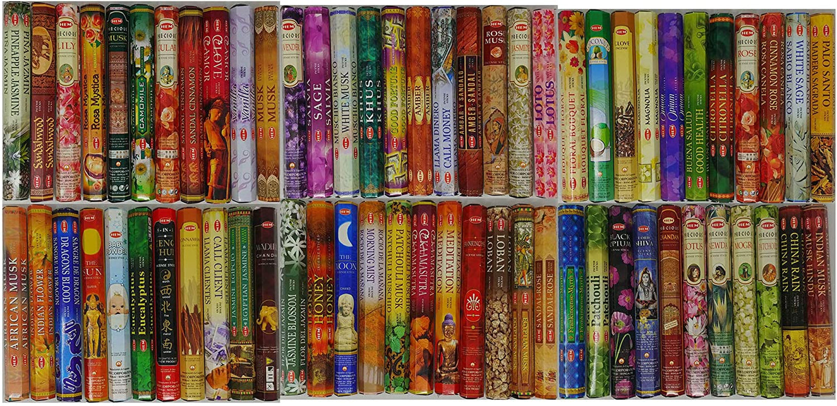Incense -12 Box Best Variety Pack 20 Sticks Each - 240 Sticks - 240G - 45+Min Burn…