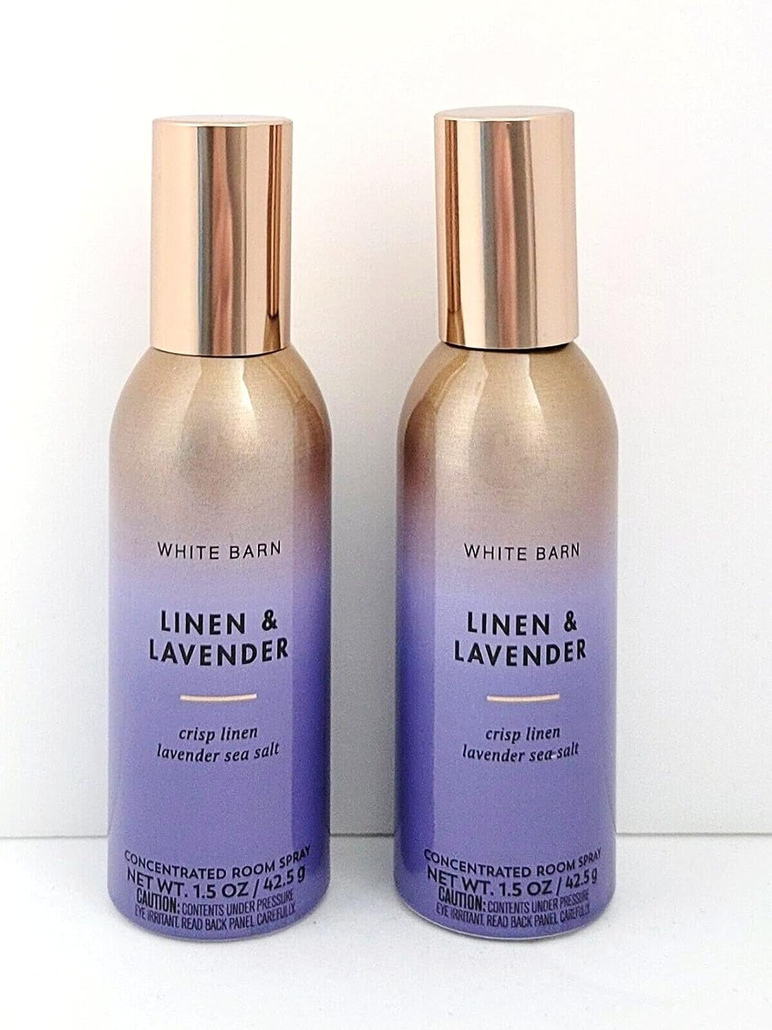 -Bath & Body Works Linen and Lavender Concentrated Room Spray 1.5 Oz Set of 2