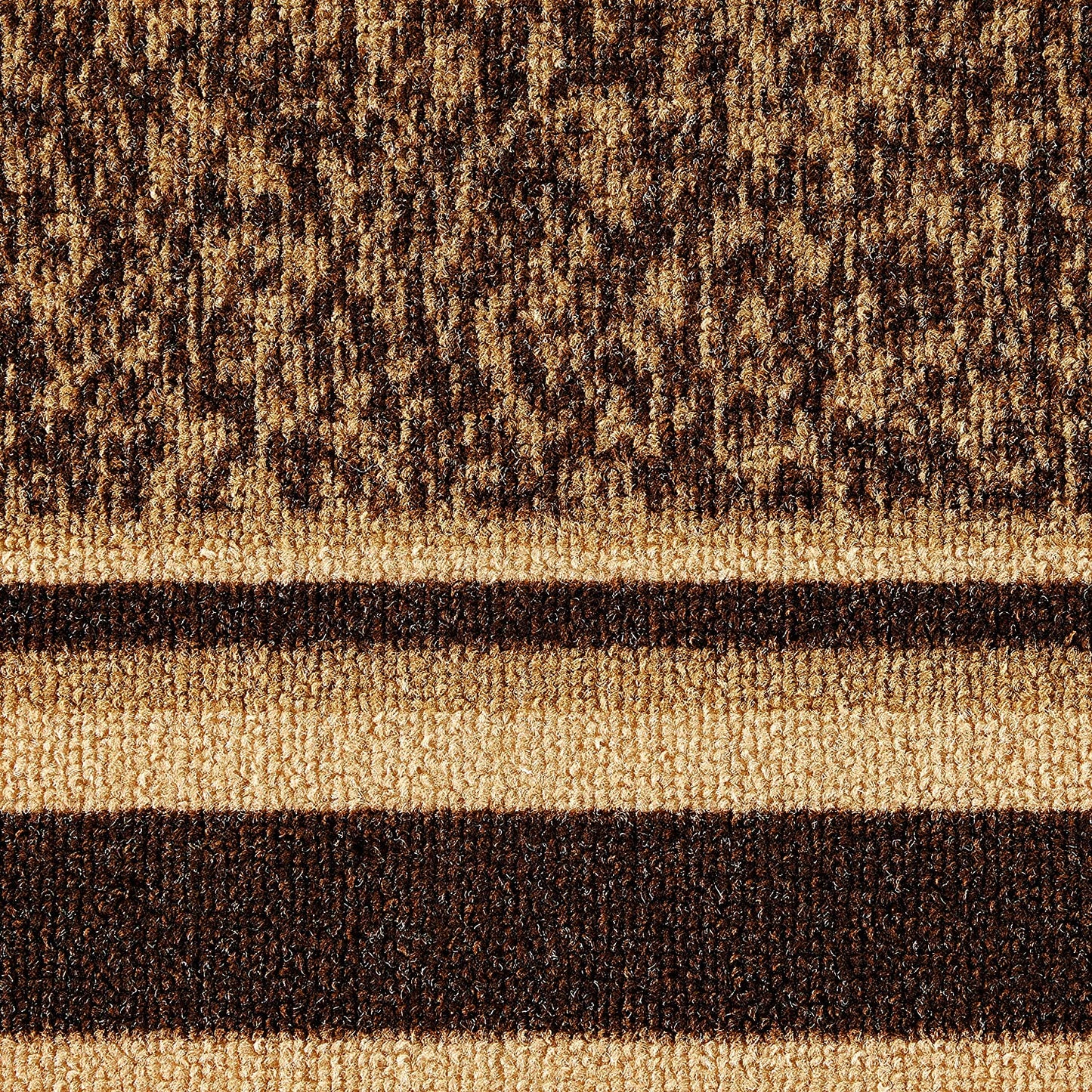Bordered Brown Ottohome Collection Contemporary, Area Rug-5' X 6'6"