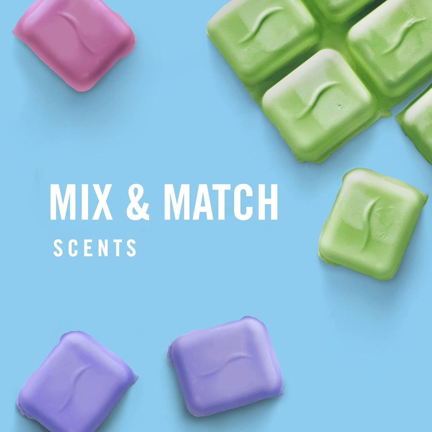 Wax Melts, Wax Melt Warmer Cubes, Wax Warmer Cubes, Gain Original Scent, 6 Packs, 6 Cubes Each, Air Freshener