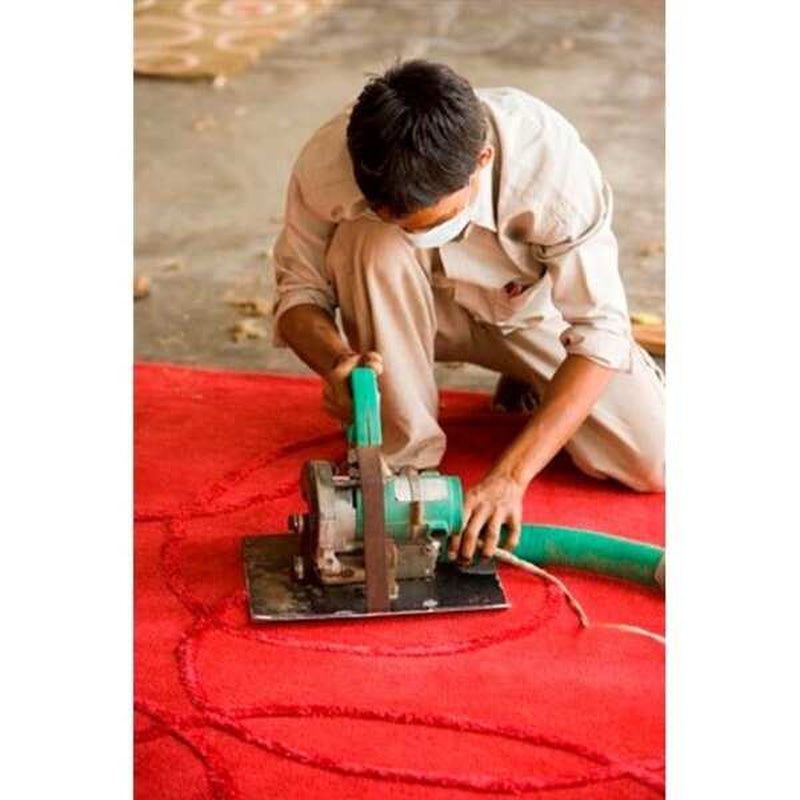 Handmade Salem Taupe Rug (India)