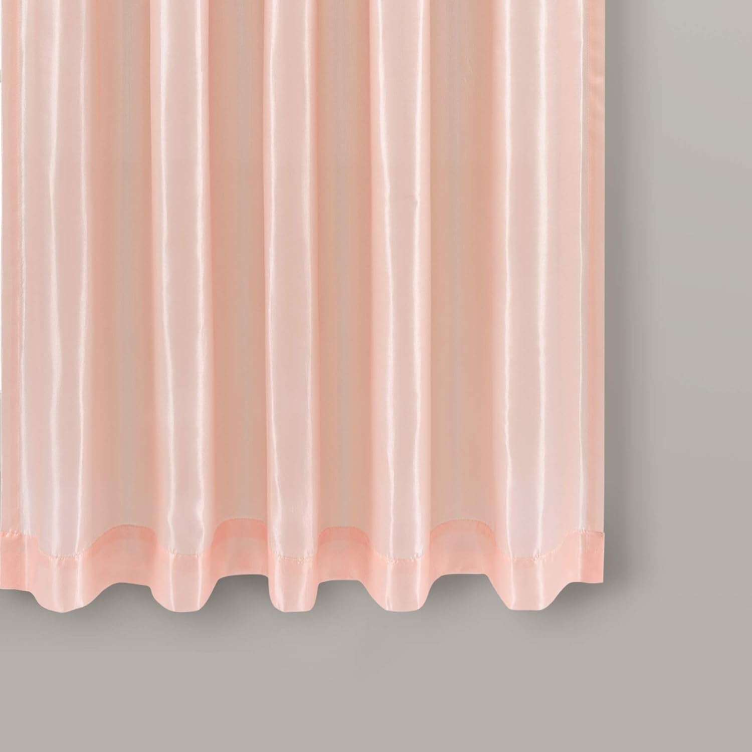 Circle Dream Window Curtains Panel Set for Living, Dining Room, Bedroom (Pair), 54"W X 63"L, Blush